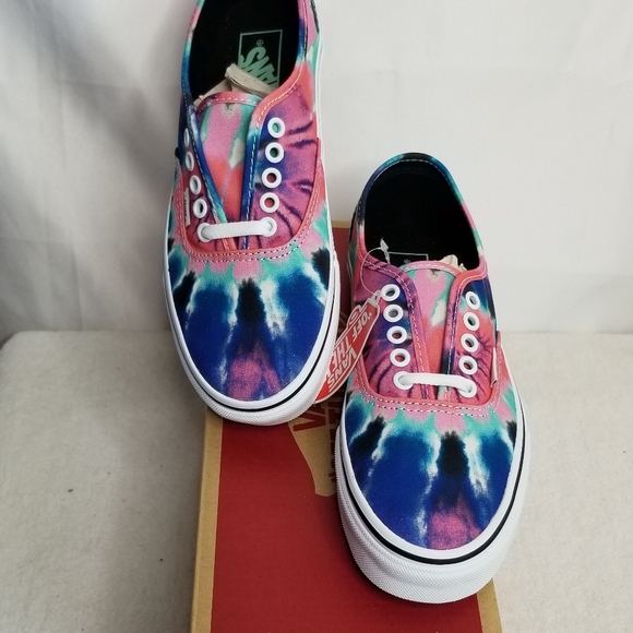Van's off the Wall Tie Dye Multi True Sneaker Sz8 - Picture 3 of 8